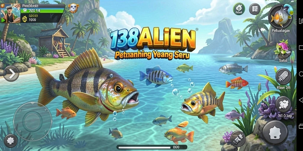 Tangkapan ikan yang mengesankan dalam gameplay 138ALIEN.