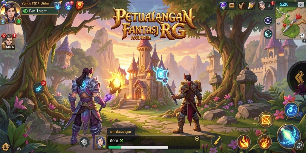 Gameplay 5ZK yang menarik dengan petualangan RPG yang mendalam.
