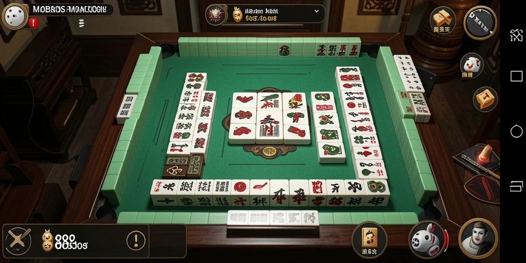 Screenshot utama 88BOS dengan tampilan gameplay Mahjong yang menarik.