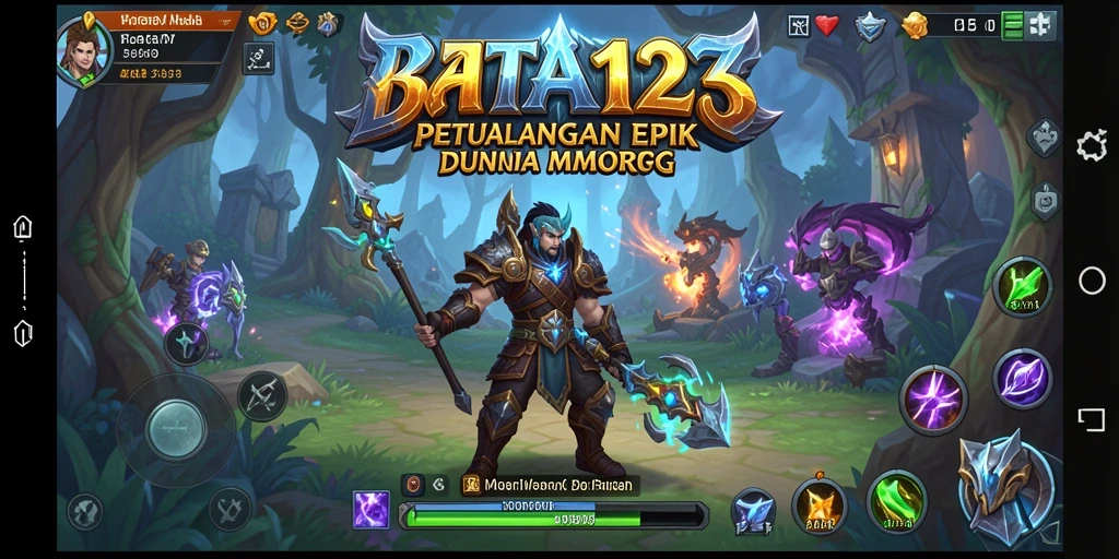 Tampilan gameplay seru dalam BATA123 dengan aksi pertarungan yang menegangkan.