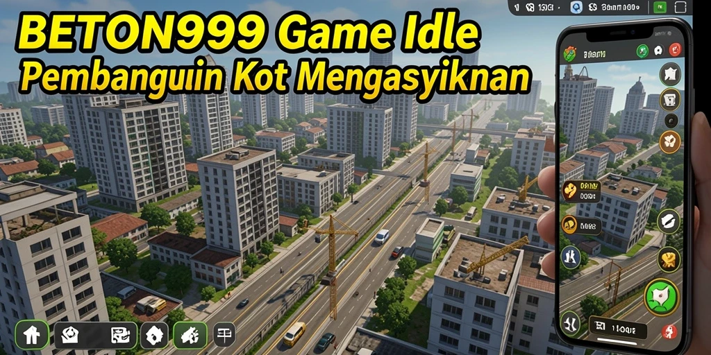 Gameplay menarik di BETON999 dengan pembangunan kota yang seru.