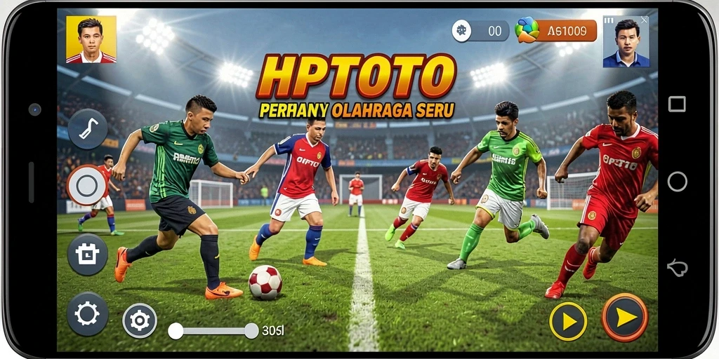 Screenshot HPTOTO menunjukkan pengalaman bermain olahraga yang mendebarkan.