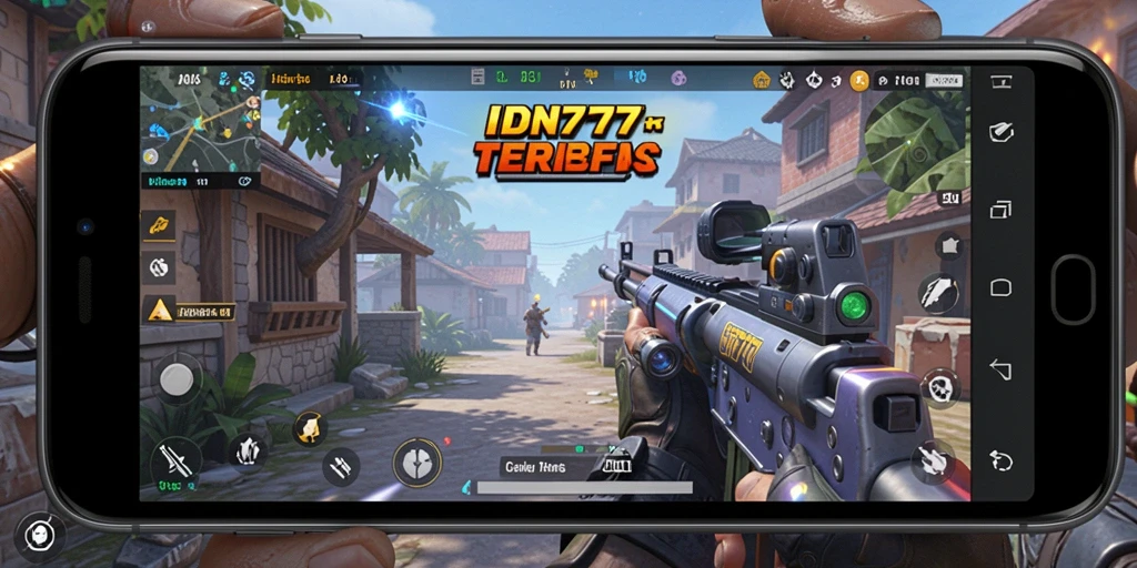 Screenshot gameplay IDN777 menampilkan aksi tembak-menembak yang seru dan intens.
