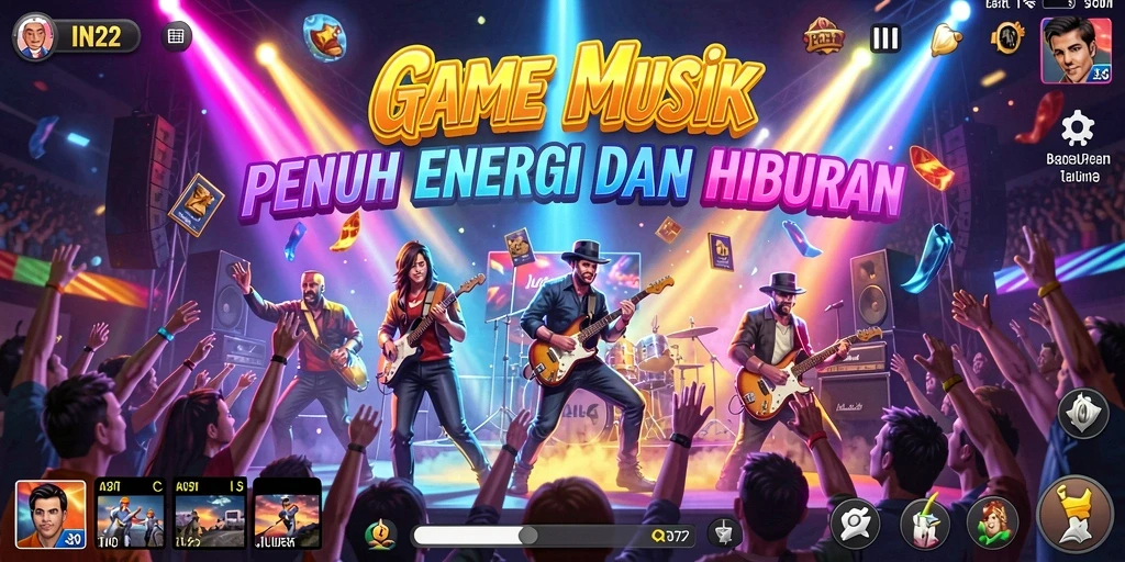 Tampilan gameplay IN22 yang memukau dan interaktif.