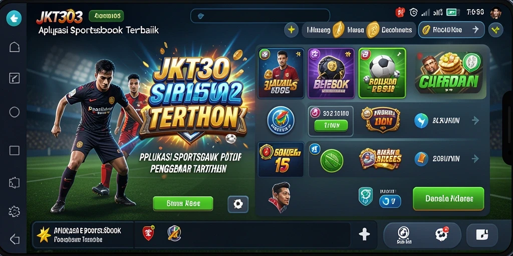 Tampilan gameplay Sportsbook JKT303 yang menarik dan interaktif.