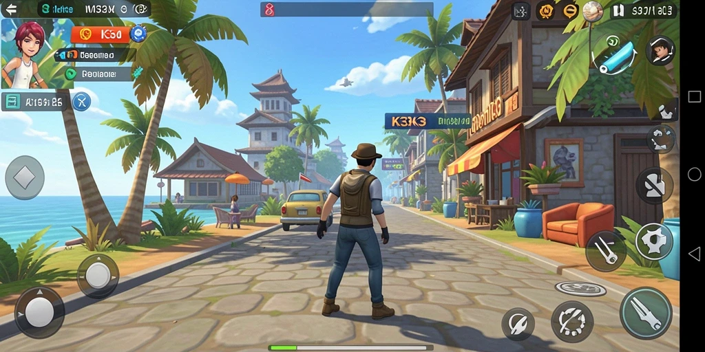 Tampilan gameplay yang seru dan menyenangkan dari K3K3.