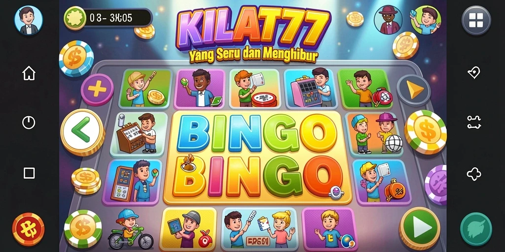 Gameplay KILAT77 yang menarik dalam permainan Bingo.