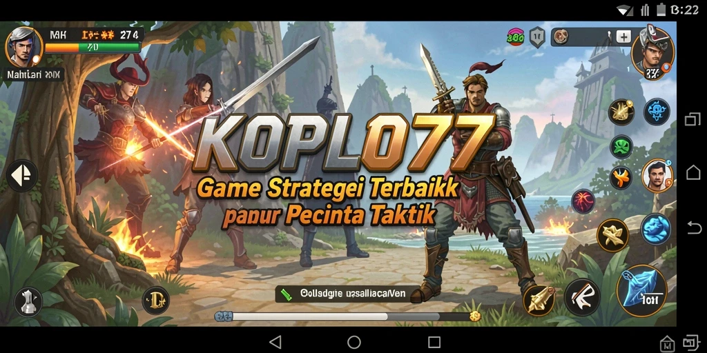 Screenshot KOPLO77 yang menunjukkan aksi strategi dalam permainan.