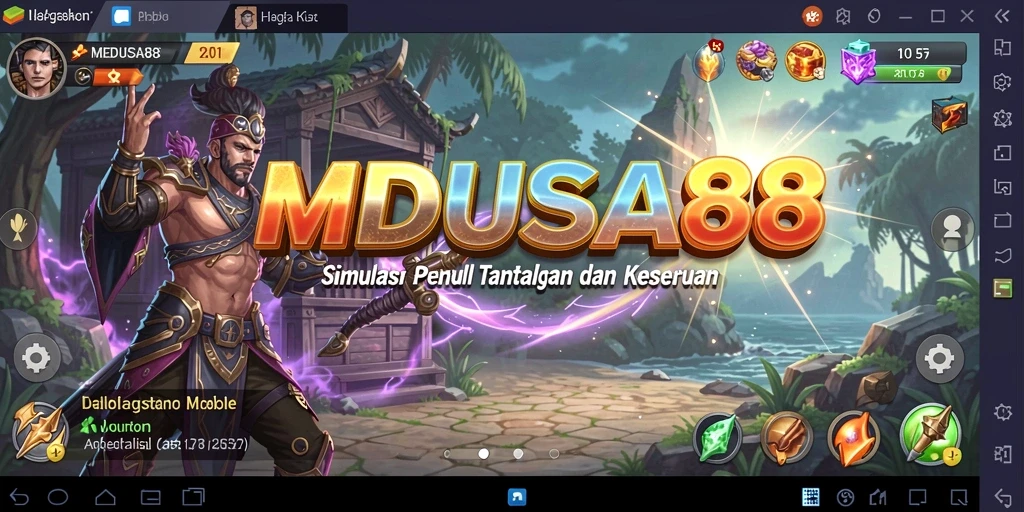 Screenshot gameplay MEDUSA88 yang menunjukkan petualangan seru.
