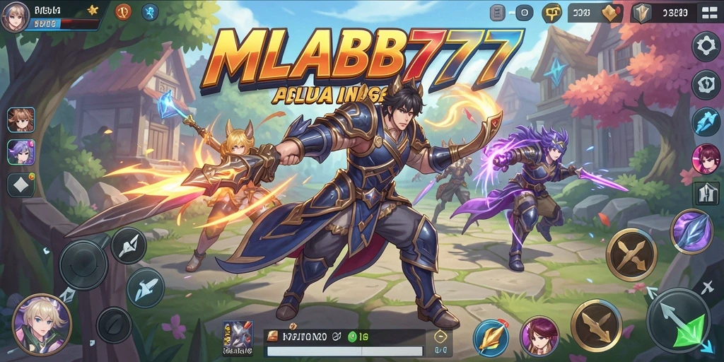 Tampilan gameplay MLBB777 yang memukau dan penuh aksi.