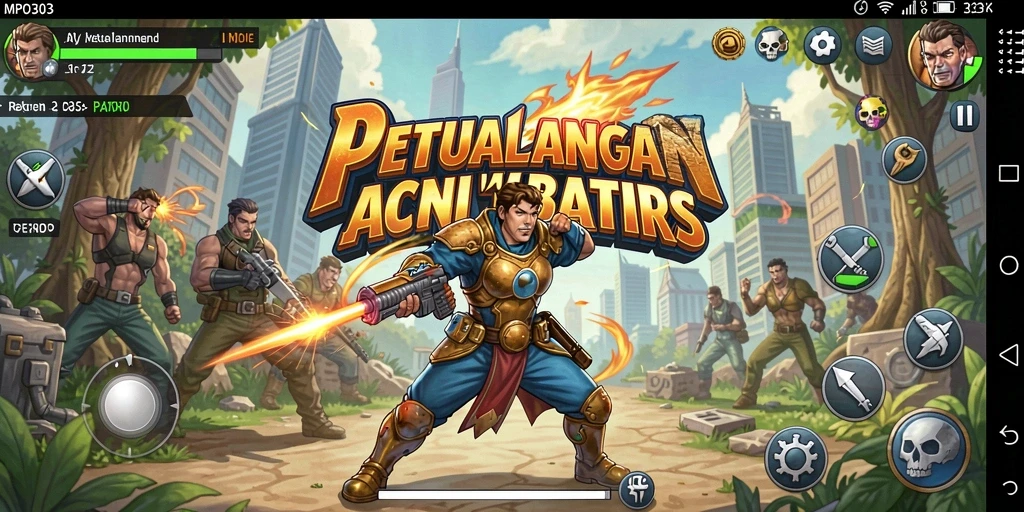 Screenshot MPO303 menampilkan aksi mendebarkan dari gameplay yang intens.