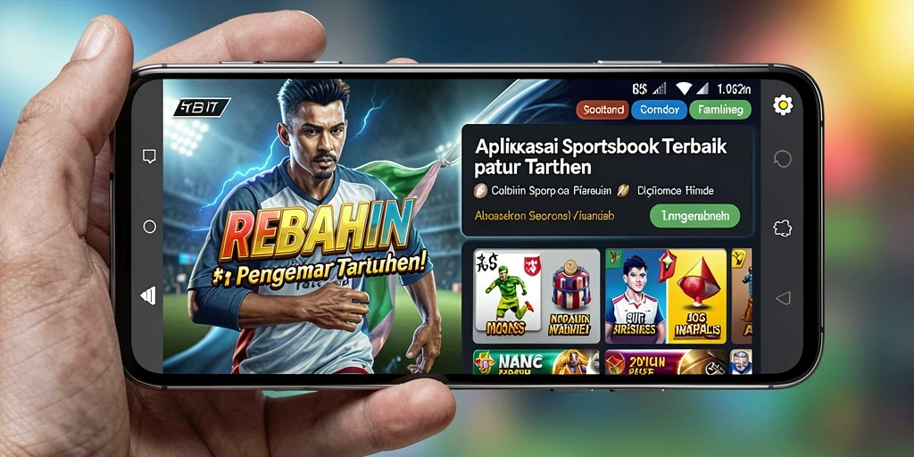 Tampilan screenshot utama REBAHIN dengan fitur taruhan menarik.