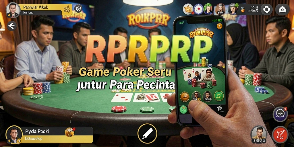 Tampilan gameplay Poker yang seru dan menegangkan di RPRPRP.
