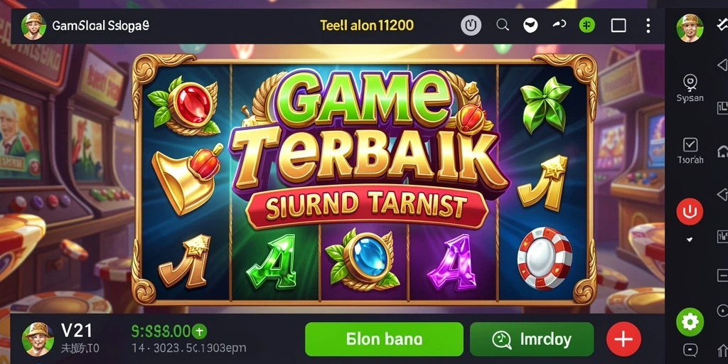 Tampilan menarik dari game Slot V21 dengan grafis yang memukau.
